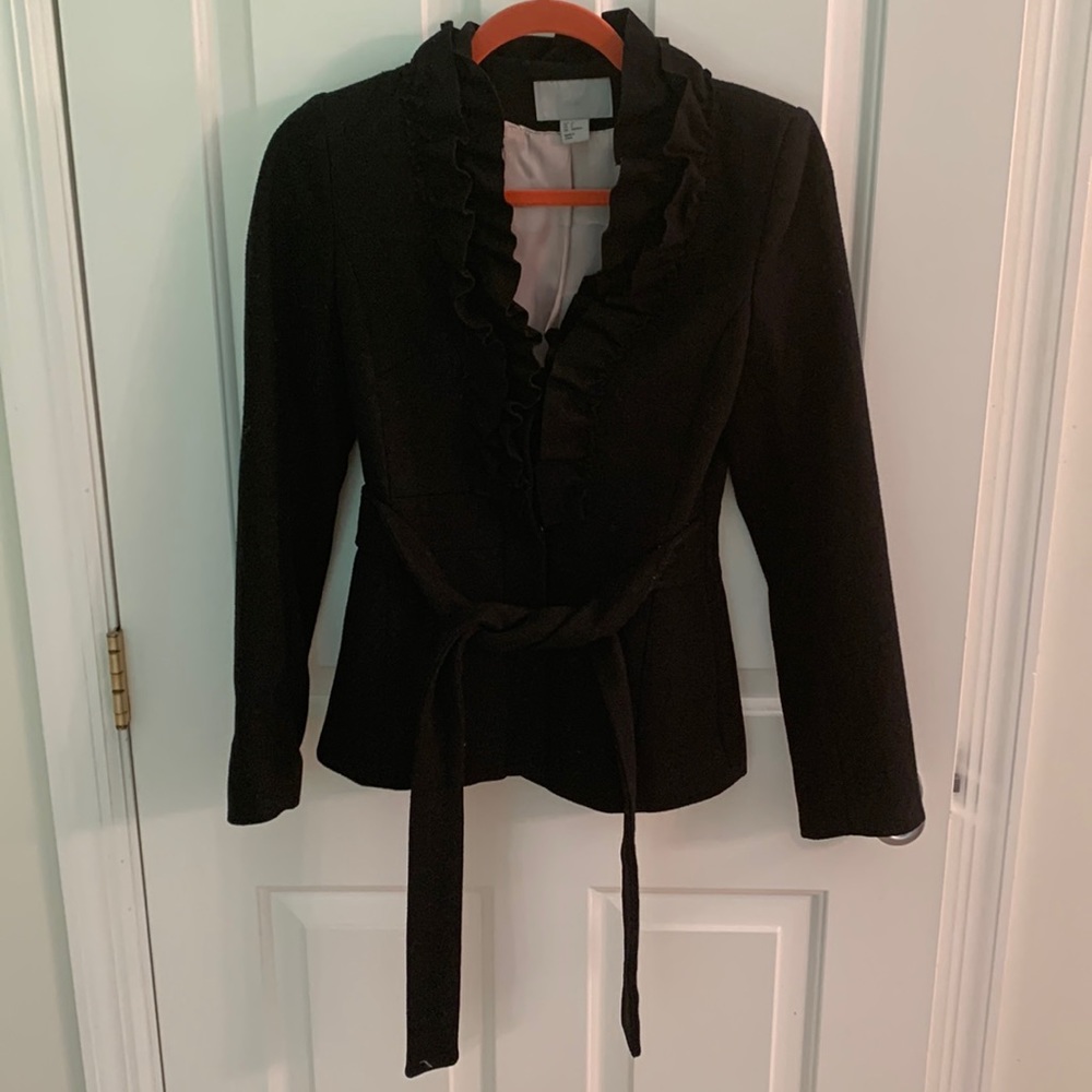 Black pea coat